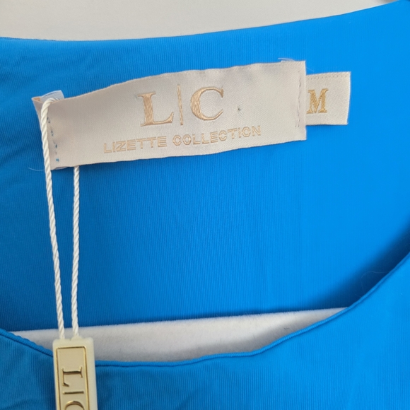 Lizette Collection Blue Sleeveless Top - Picture 2 of 7